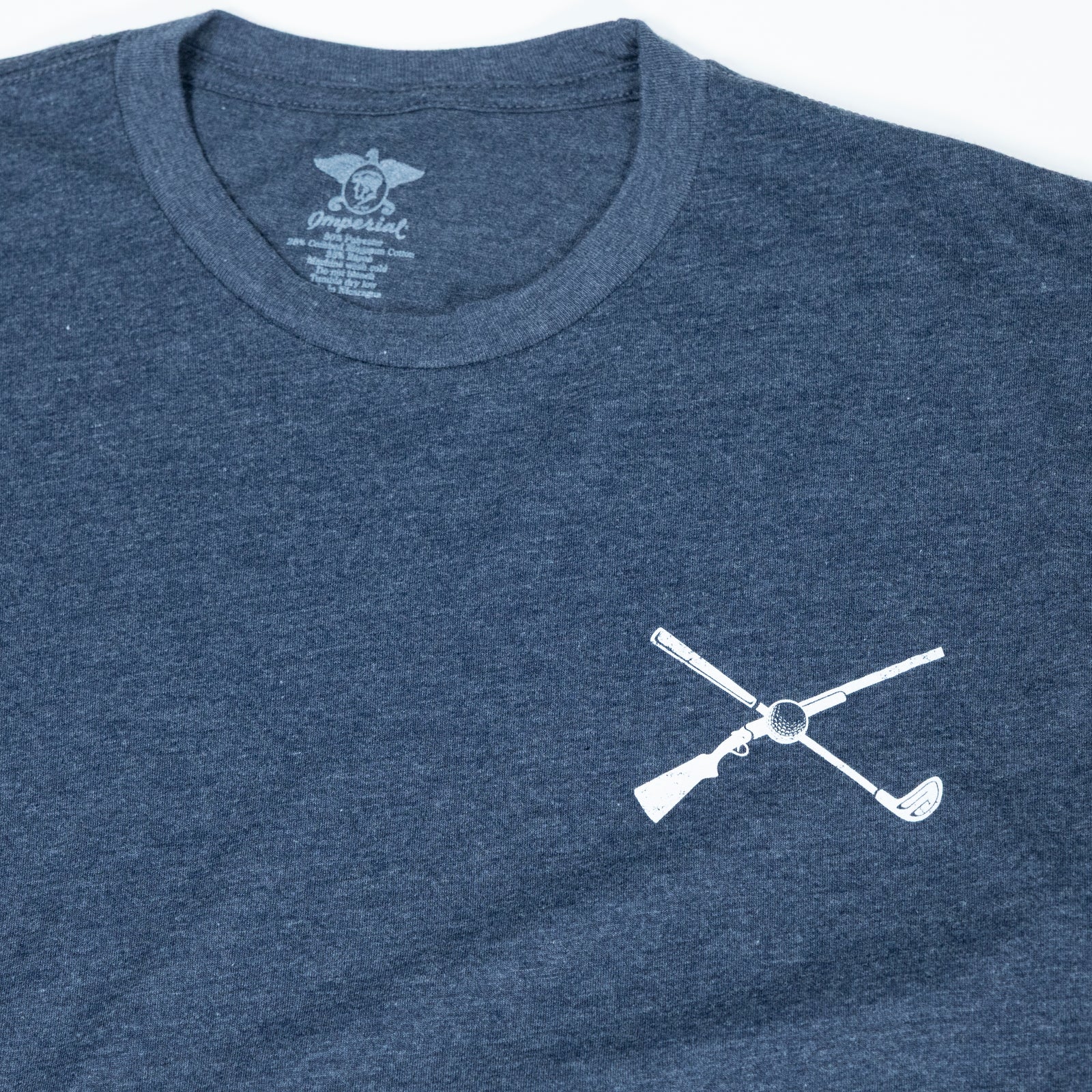 The Shotgun Start Shotgun/Golf Club T-Shirt - Vintage Navy