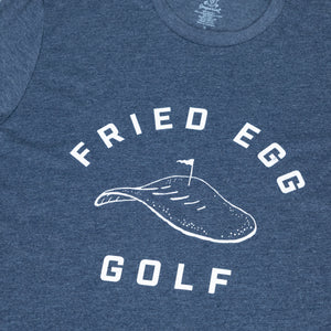 Fried Egg Golf Potato Chip T-Shirt - Vintage Navy