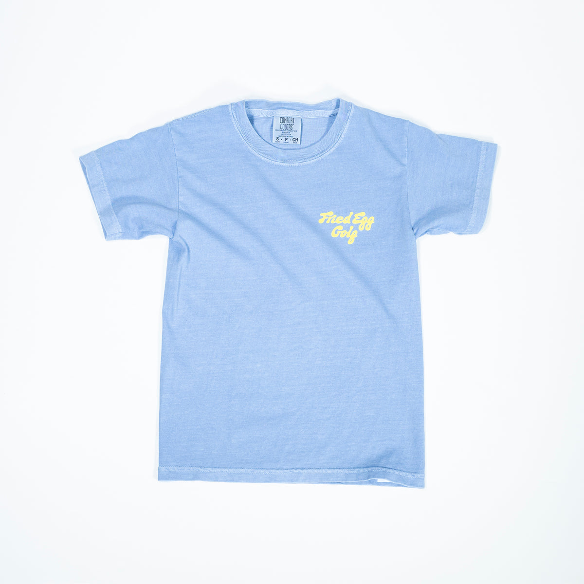 Fried Egg Golf Bunker Kids T-Shirt - Washed Denim