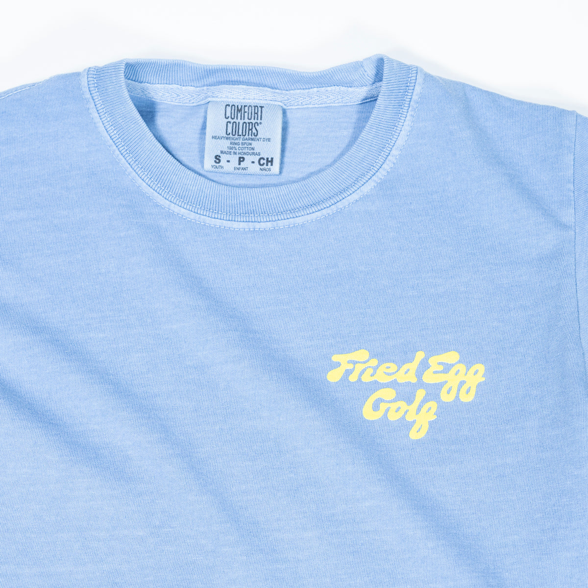 Fried Egg Golf Bunker Kids T-Shirt - Washed Denim