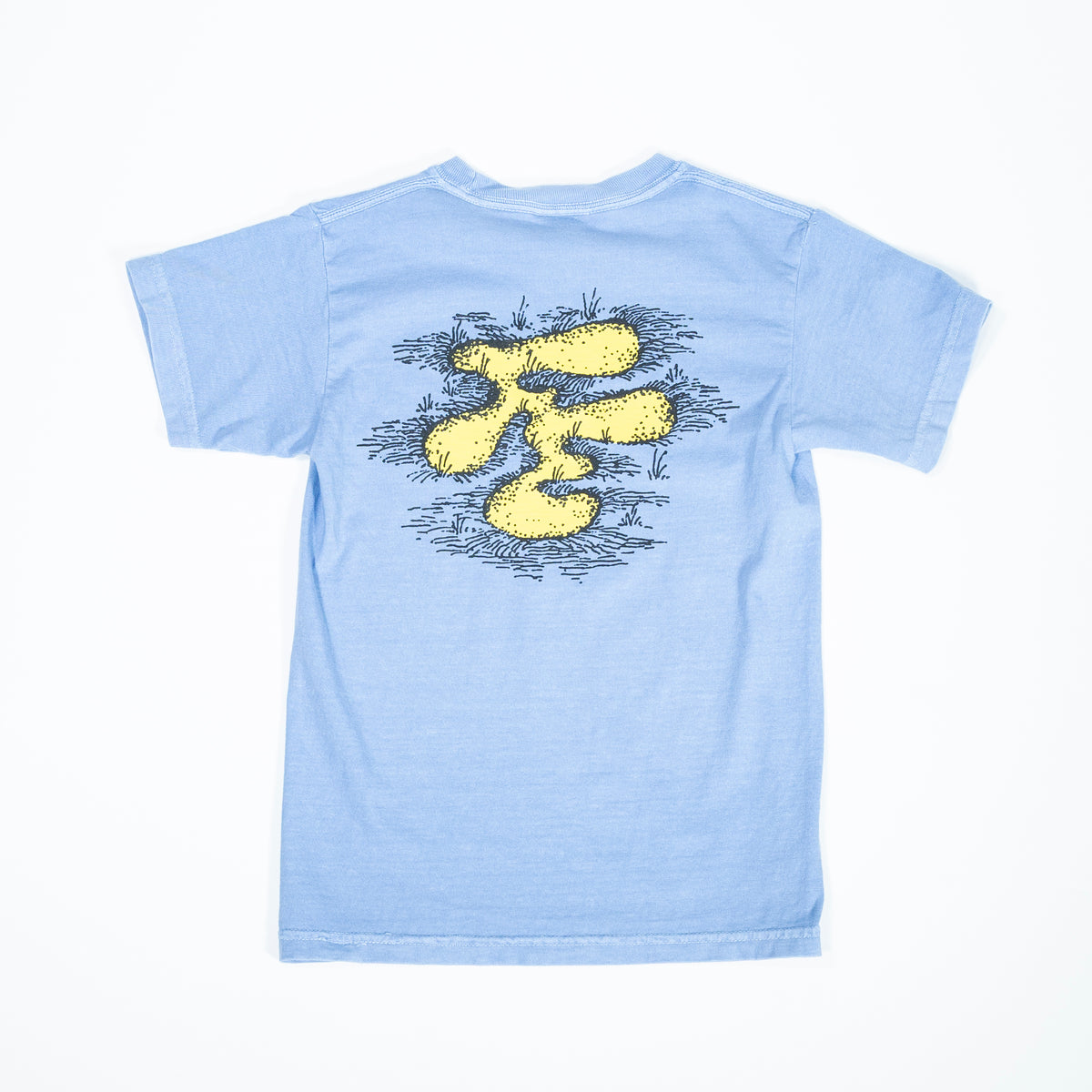 Fried Egg Golf Bunker Kids T-Shirt - Washed Denim