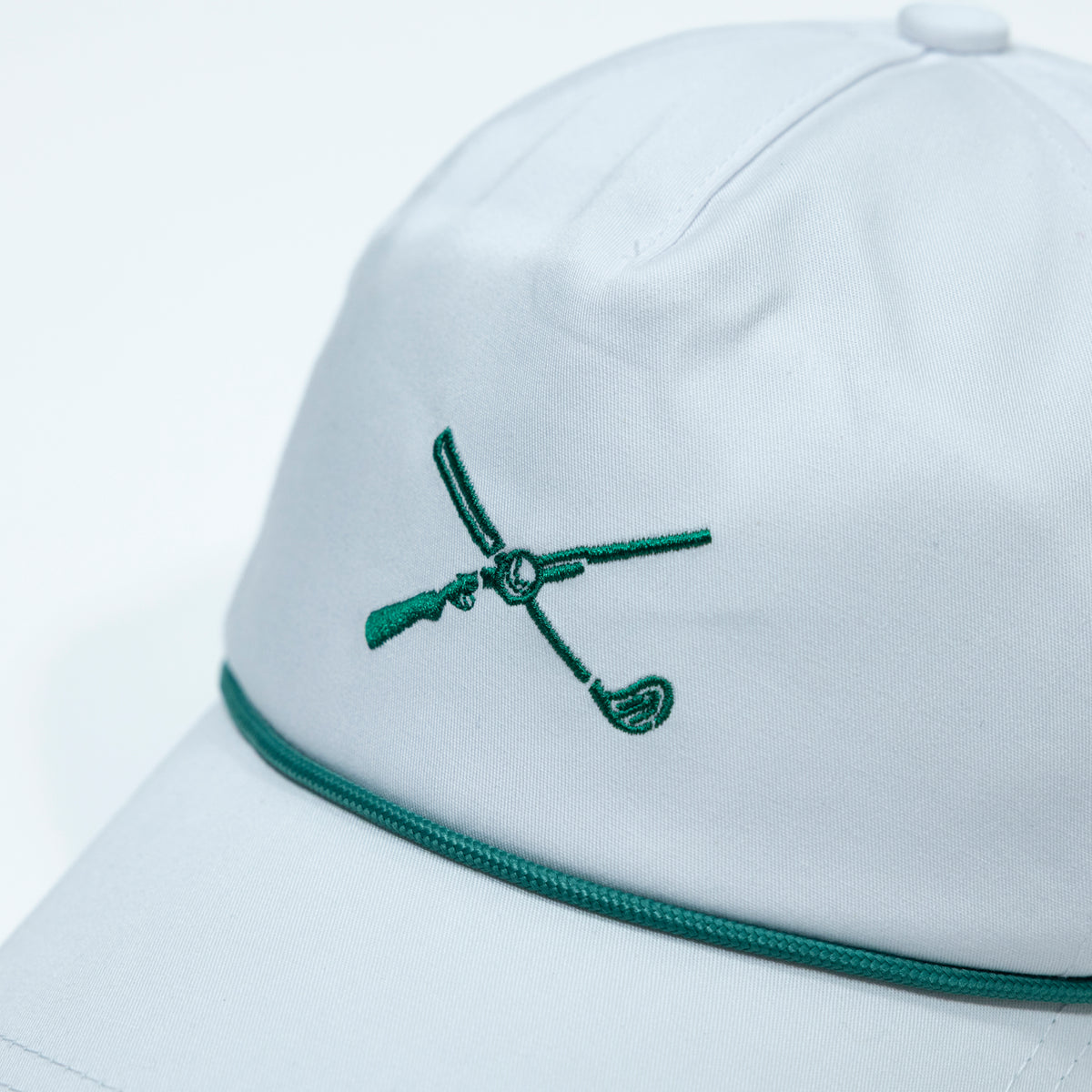 The Shotgun Start & American Needle Lightweight Rope Hat - White/Green