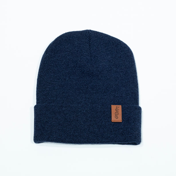 The Shotgun Start & Richardson Beanie - Heather Navy