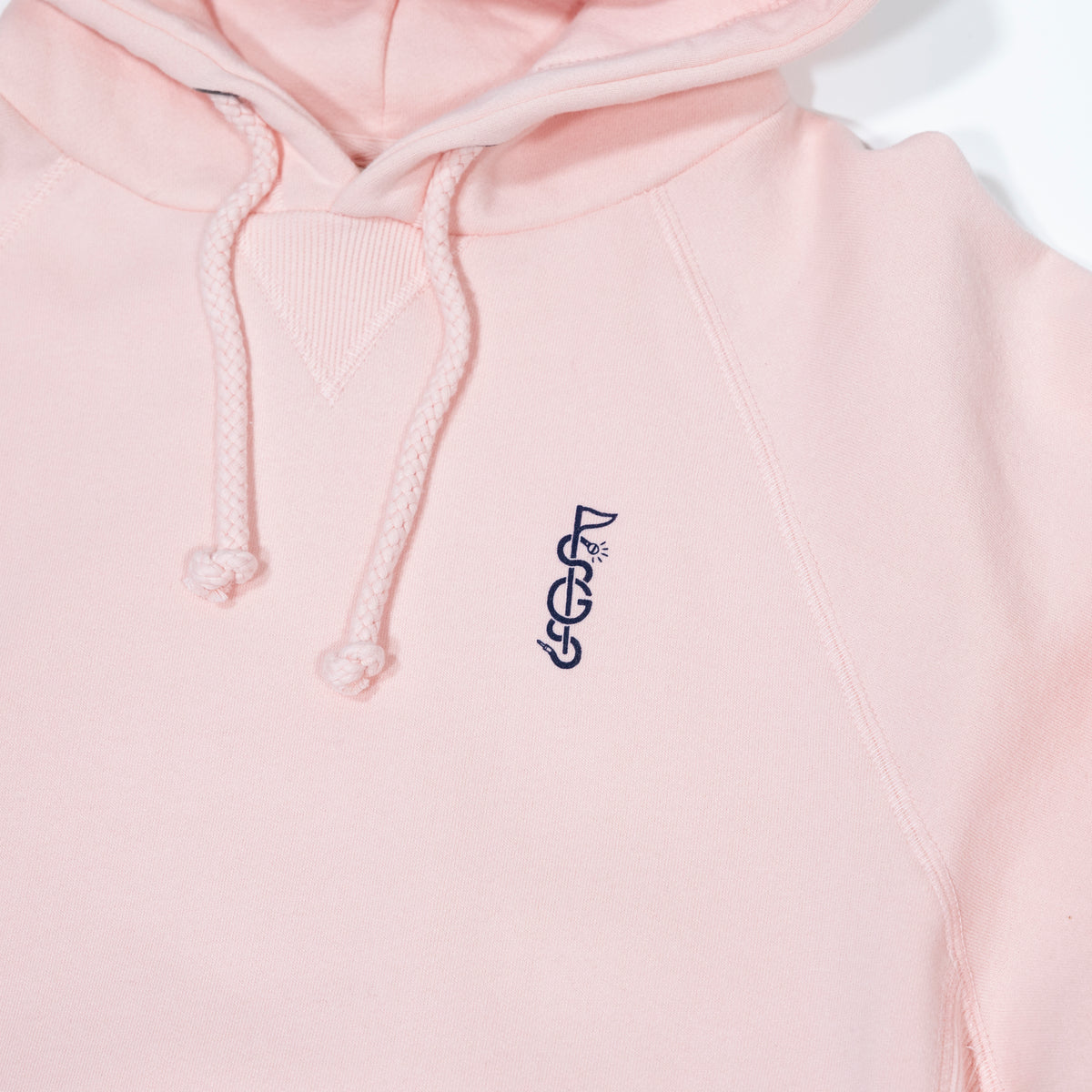 The Shotgun Start Fleece Hoodie - Shell Pink