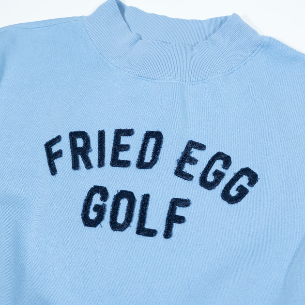 Fried Egg Golf Women's Fleece Mock Neck Sweatshirt - Pale Blue