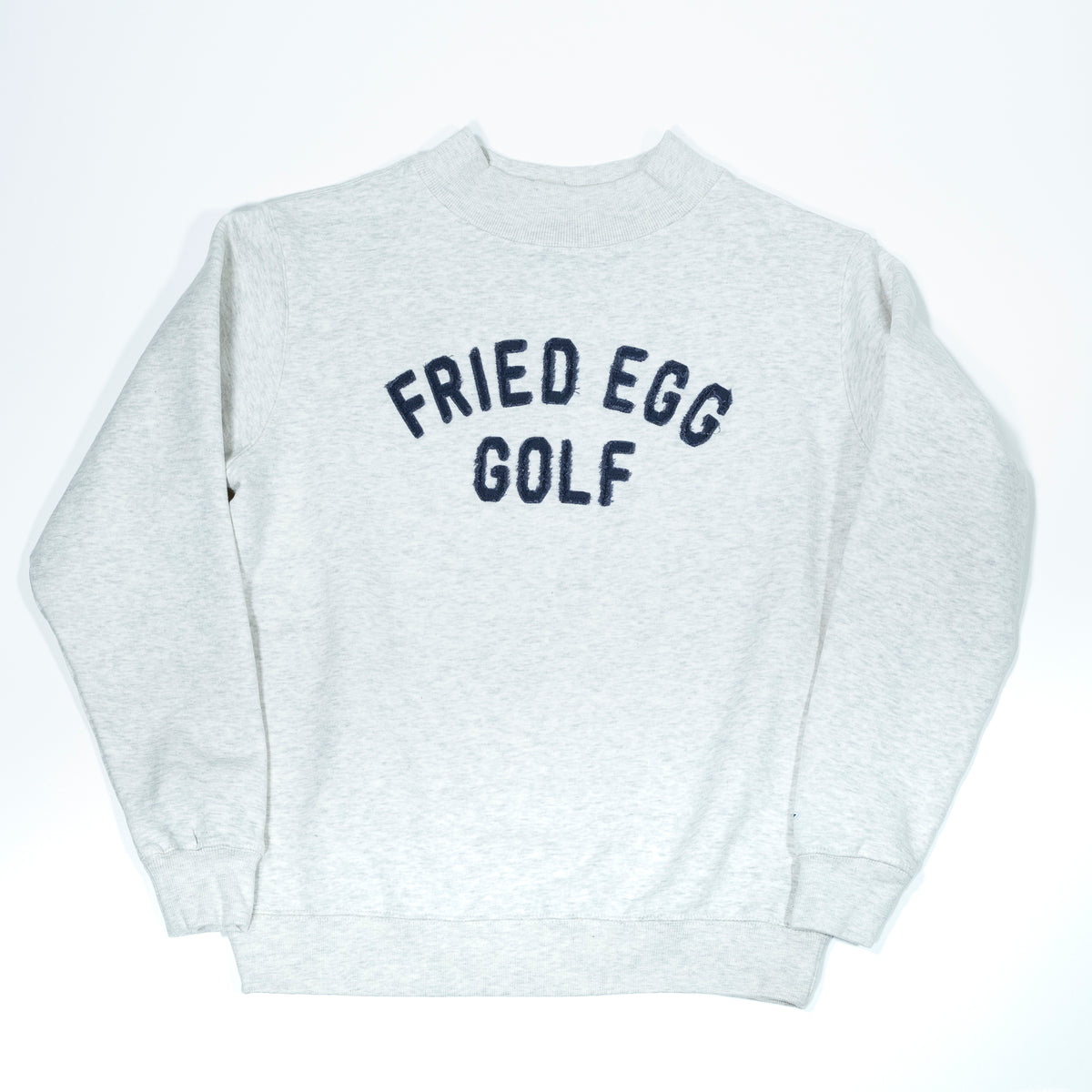 Fried Egg Golf Women's Fleece Mock Neck Sweatshirt - Oatmeal