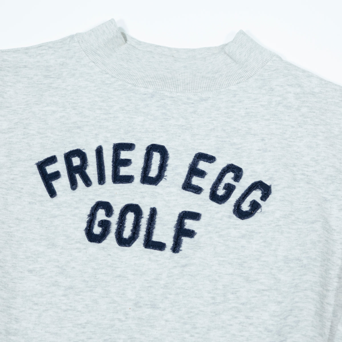 Fried Egg Golf Women's Fleece Mock Neck Sweatshirt - Oatmeal