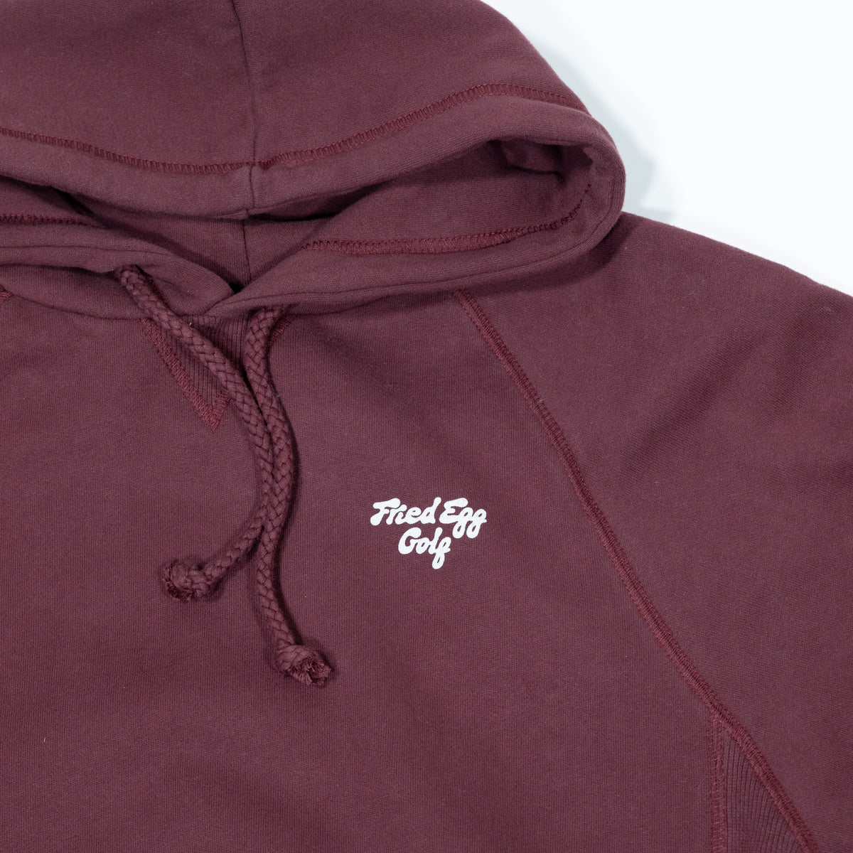 Fried Egg Golf Hoodie - Maroon