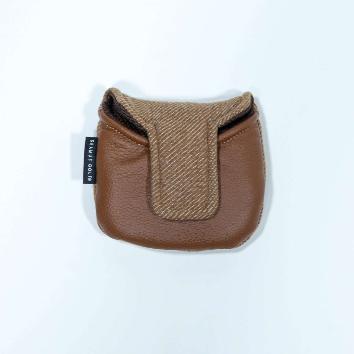 Fried Egg Golf & Seamus Brown Twill Putter Cover - Mallet