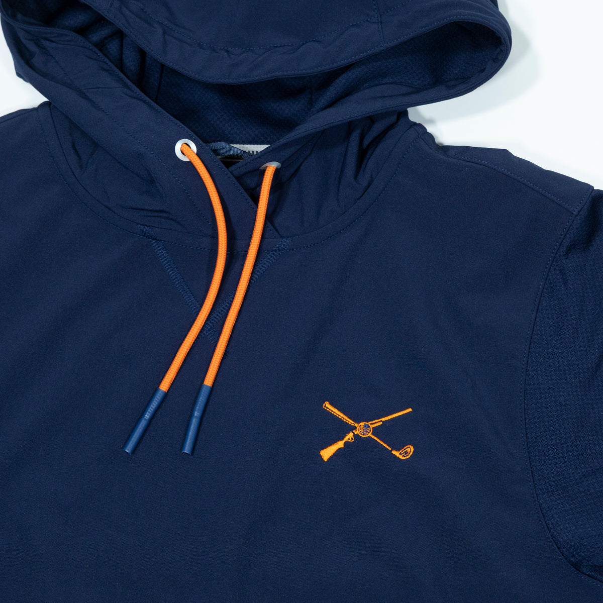 The Shotgun Start & Zero Restriction Tyson Hoodie - Navy/Cayenne