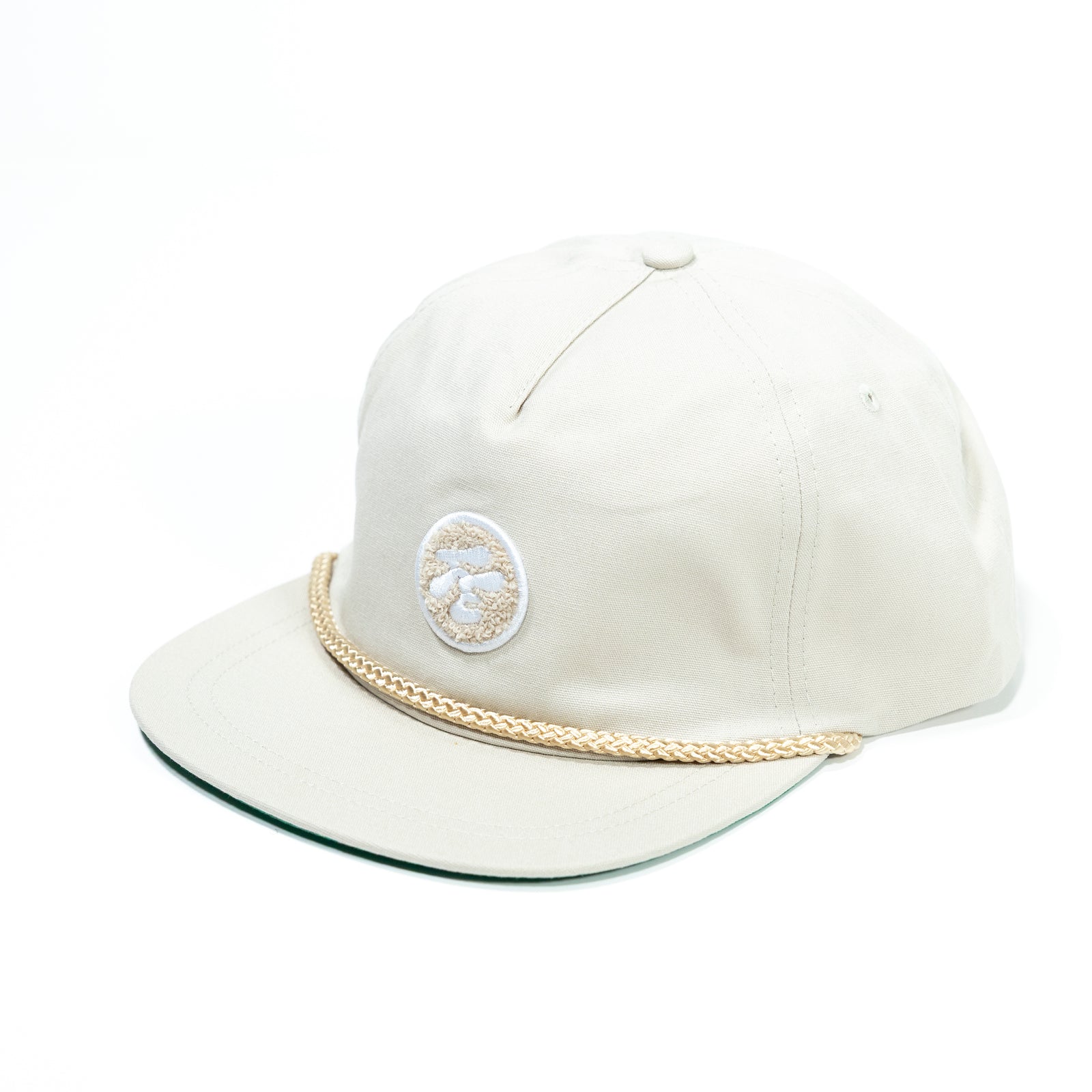 Fried Egg Golf & Imperial Chenille Patch Rope Hat - Putty