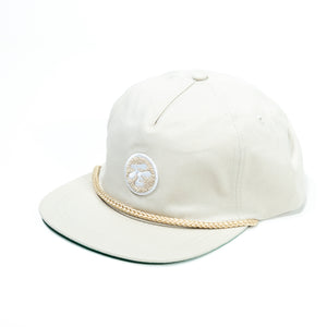 Fried Egg Golf & Imperial Chenille Patch Rope Hat - Putty
