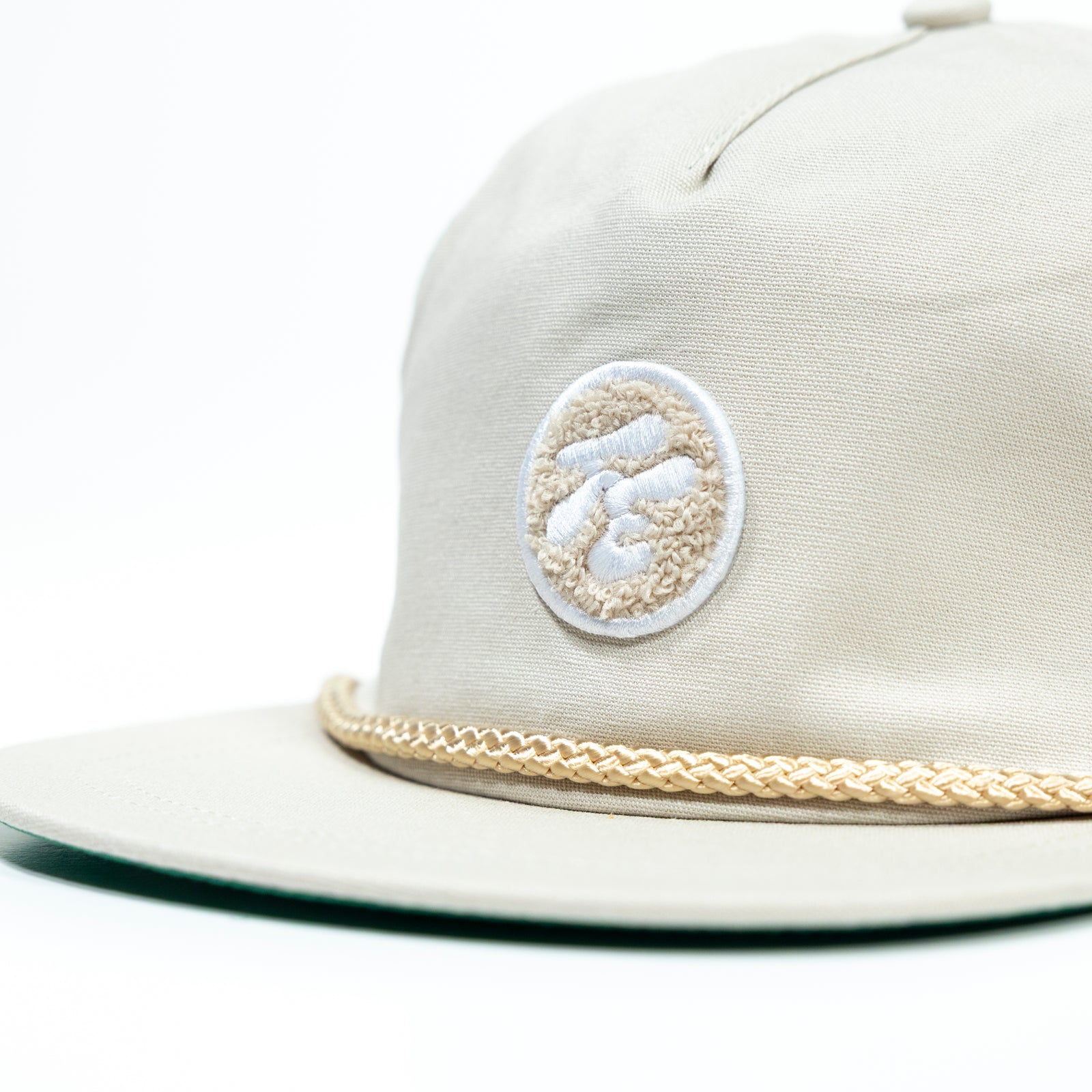 Fried Egg Golf & Imperial Chenille Patch Rope Hat - Putty