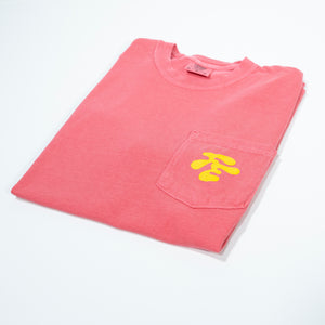 Fried Egg Golf Shinnecock Routing Map T-Shirt - Watermelon