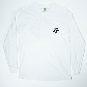 Fried Egg Golf Shinnecock Routing Map Long Sleeve T-Shirt - White