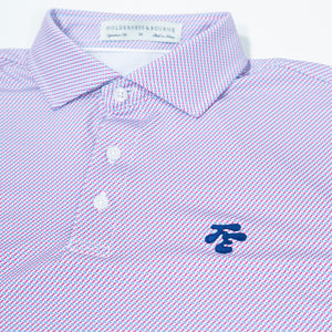 Fried Egg Golf and Holderness & Bourne Norman Polo - Cabernet/Horizon Blue