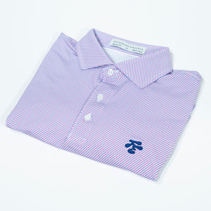 Fried Egg Golf and Holderness & Bourne Norman Polo - Cabernet/Horizon Blue