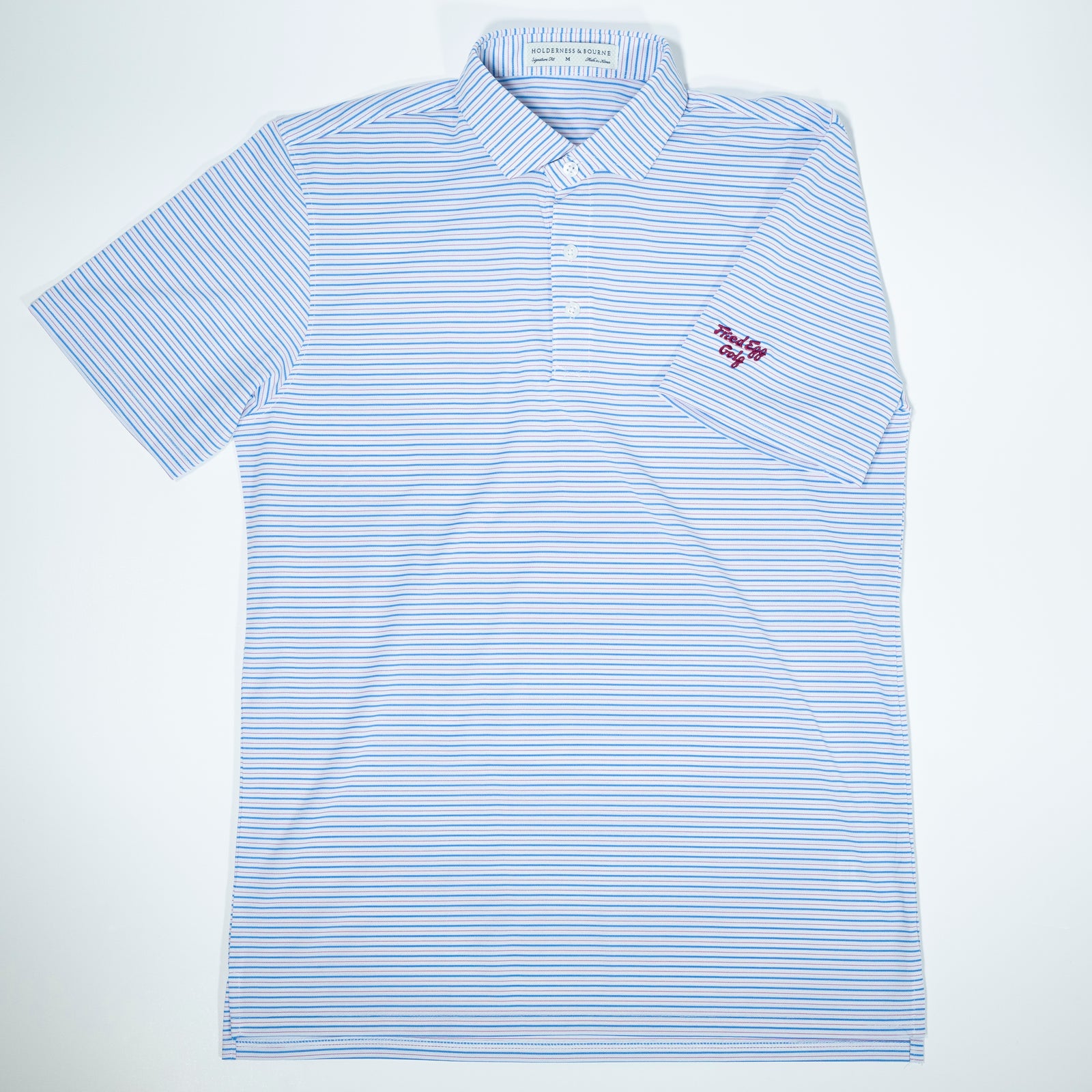 Fried Egg Golf and Holderness & Bourne Granville Polo - Horizon Blue/Cabernet