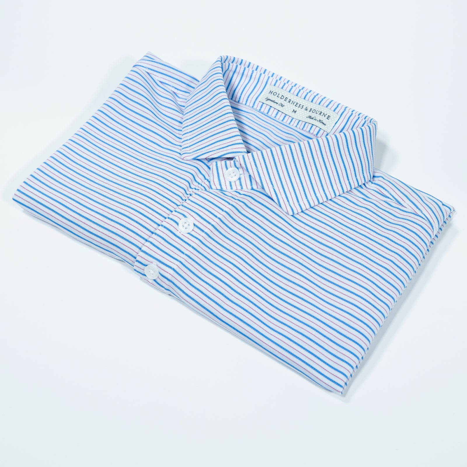 Fried Egg Golf and Holderness & Bourne Granville Polo - Horizon Blue/Cabernet