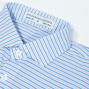 Fried Egg Golf and Holderness & Bourne Granville Polo - Horizon Blue/Cabernet