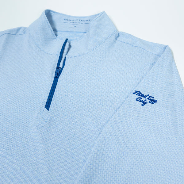 Fried Egg Golf and Holderness & Bourne Bell Quarter Zip - Heathered Vi