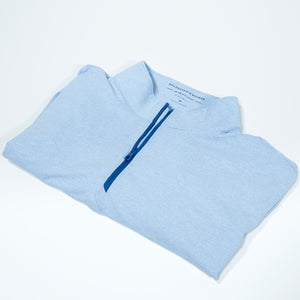 Fried Egg Golf and Holderness & Bourne Bell Quarter Zip - Heathered Vista Blue