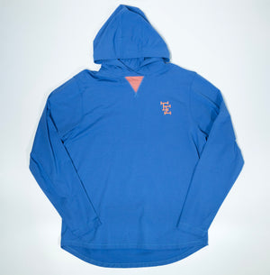 Fried Egg Golf & B. Draddy Willie Hoodie - Indigo/Sandy Lane