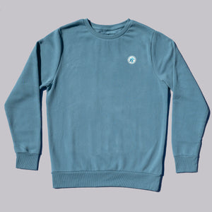 Fried Egg Golf & American Needle Crewneck - Smoke Blue