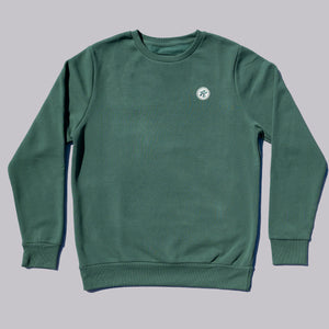 Fried Egg Golf & American Needle Crewneck - Smoke Pine