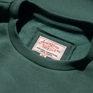 Fried Egg Golf & American Needle Crewneck - Smoke Pine