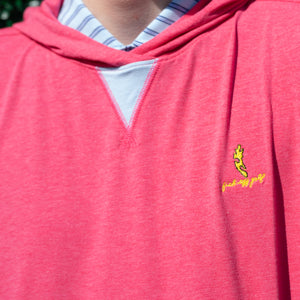 Fried Egg Golf MacKenzie Bunker & B. Draddy Willie Hoodie - Red Heather