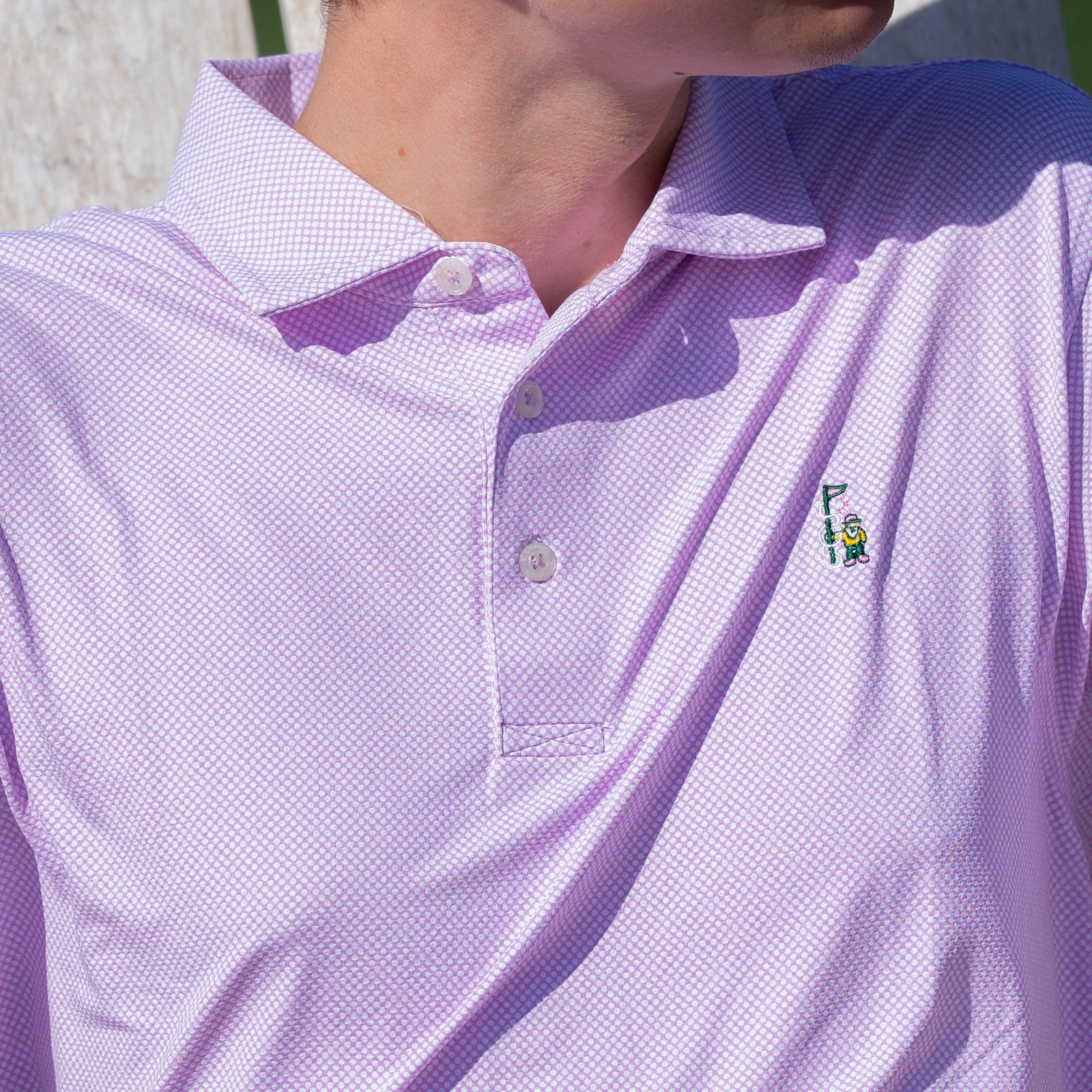 The Shotgun Start Gnome & Draddy Sport Cool Larson Polo - Confession