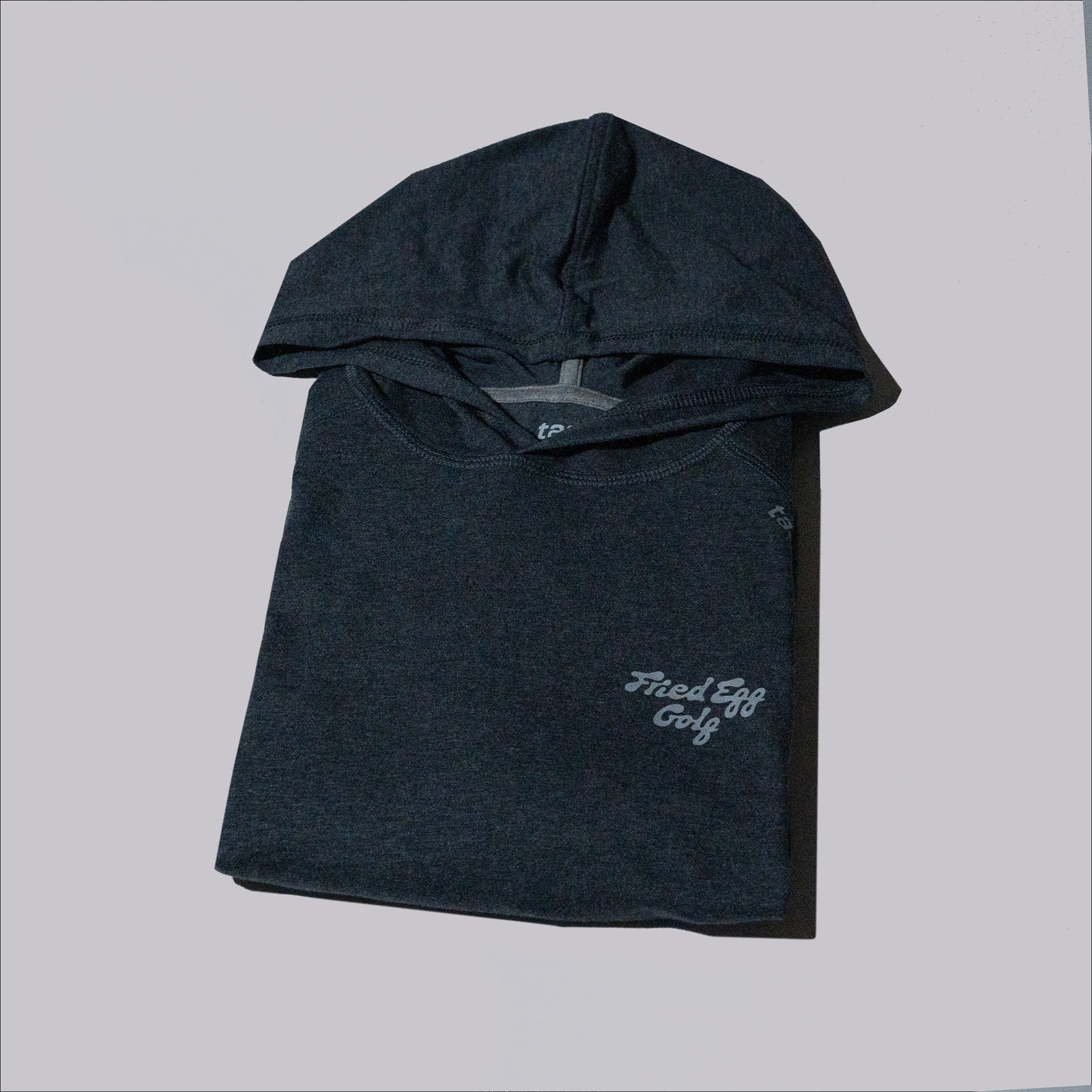 Fried Egg Golf & tasc Lightweight Hoodie - Iron Heather