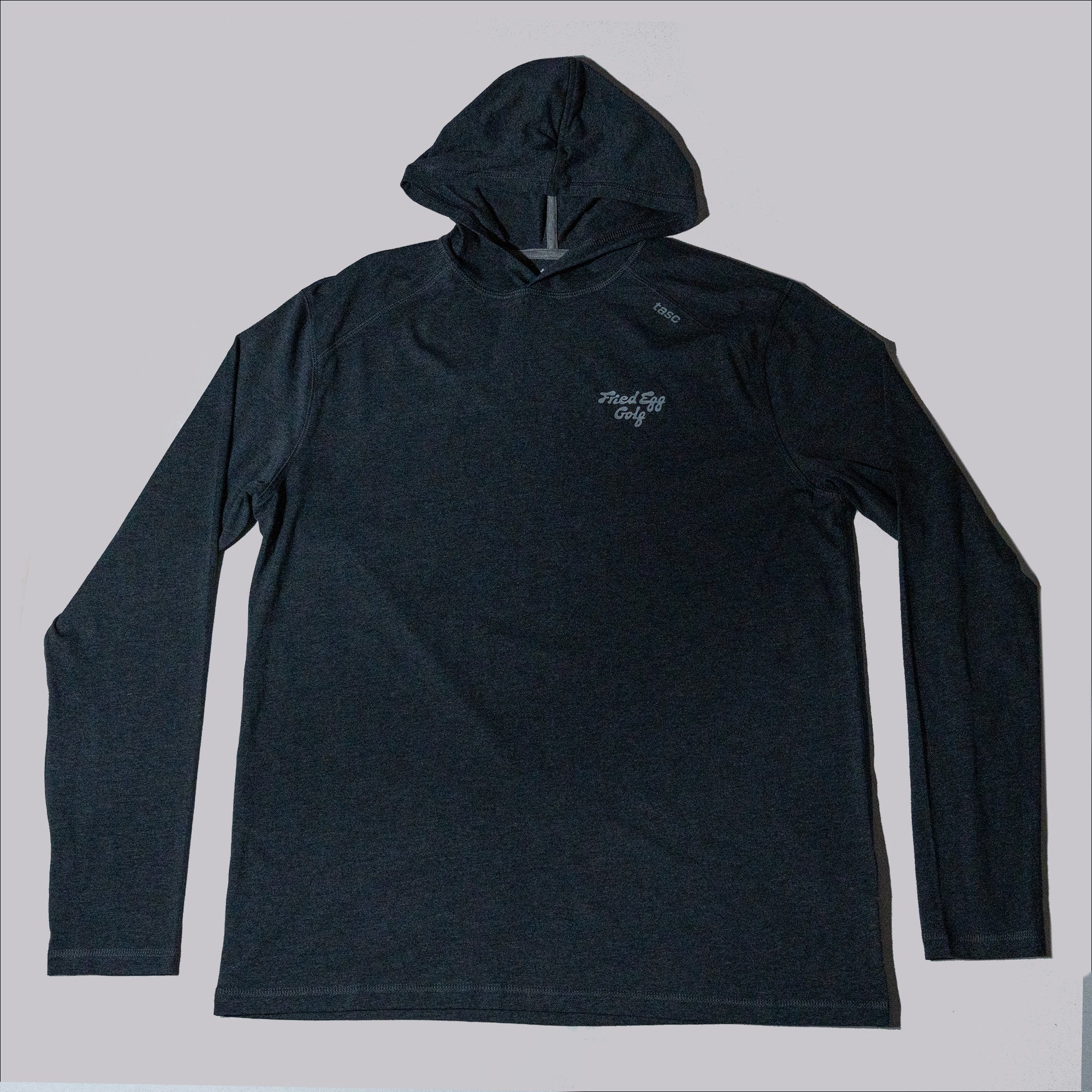 Fried Egg Golf & tasc Lightweight Hoodie - Iron Heather