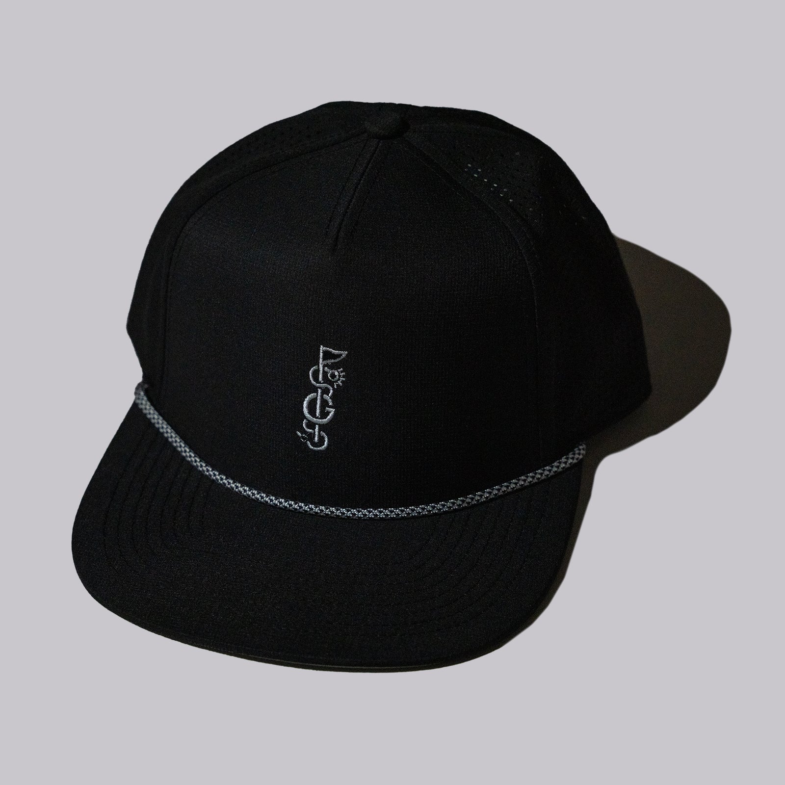 The Shotgun Start & American Needle Tech Rope Hat - Black
