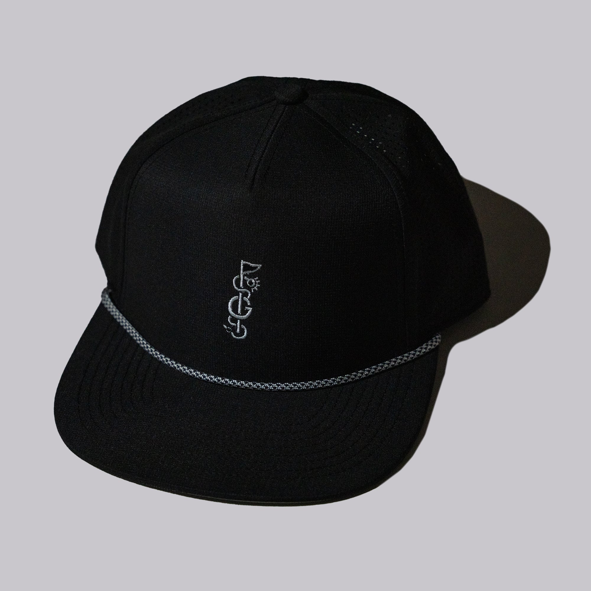 The Shotgun Start & American Needle Tech Rope Hat - Black