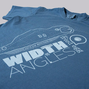 Fried Egg Golf Width & Angles T-Shirt - Blue Jean