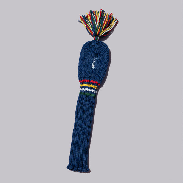 The Shotgun Start Navy Knit Headcover - Driver