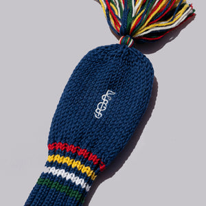 The Shotgun Start Navy Knit Headcover - Driver