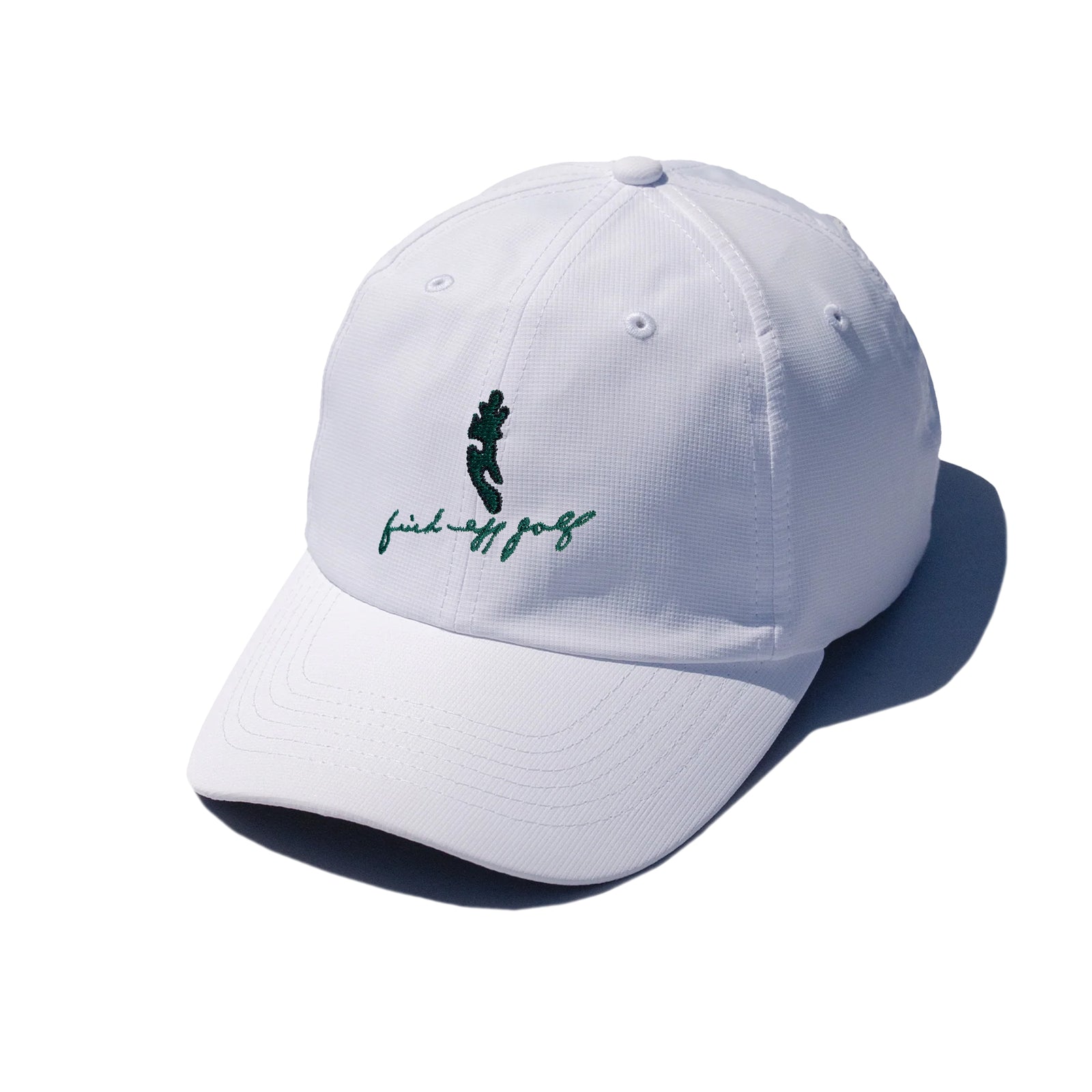 Fried Egg Golf MacKenzie Bunker & Imperial Performance Dad Hat - White