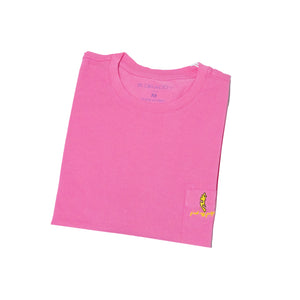 Fried Egg Golf MacKenzie Bunker & B. Draddy Dewey Pocket T-Shirt - Pink