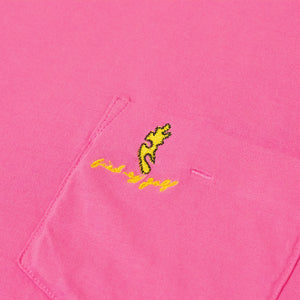 Fried Egg Golf MacKenzie Bunker & B. Draddy Dewey Pocket T-Shirt - Pink