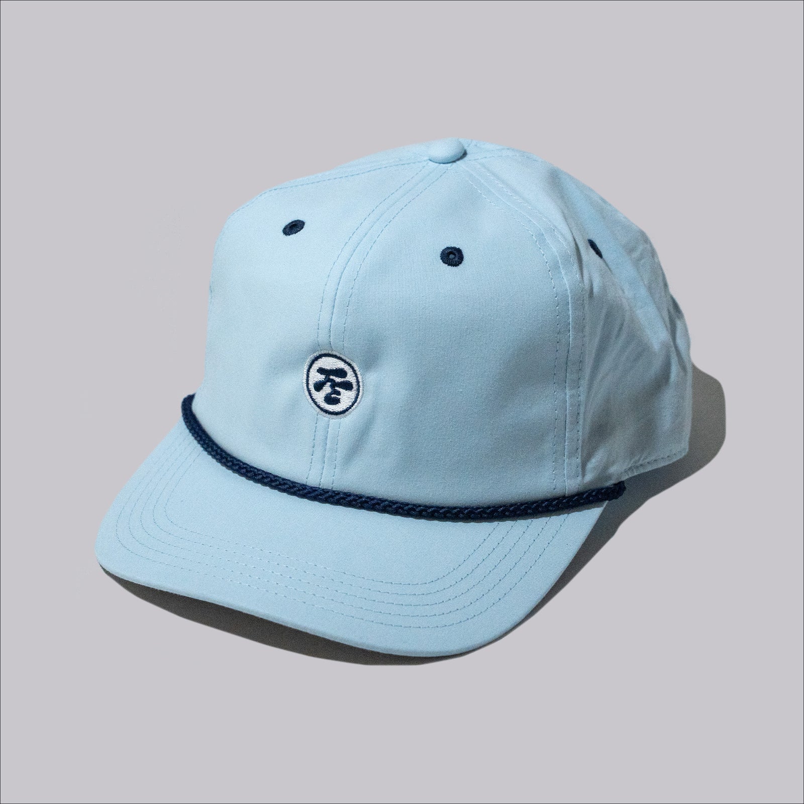 Fried Egg Golf & American Needle All Day Rope Hat - Light Blue/Navy