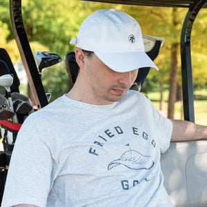 Fried Egg Golf Potato Chip T-Shirt - Heather White