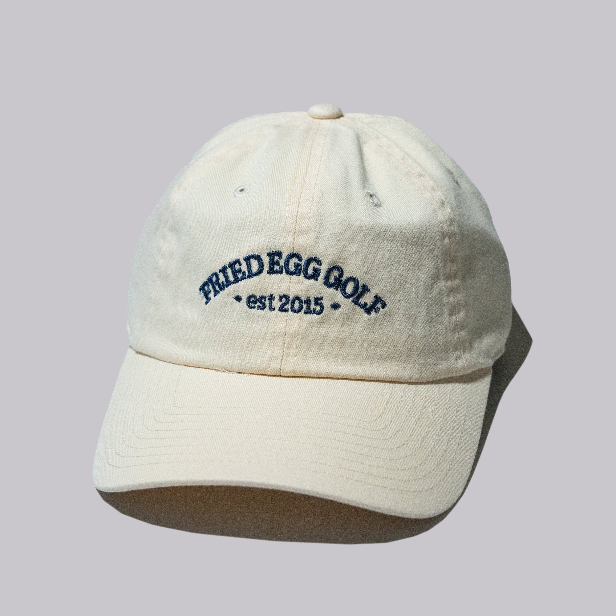 Fried Egg Golf & American Needle 10th Anniversary Dad Hat - Fence White