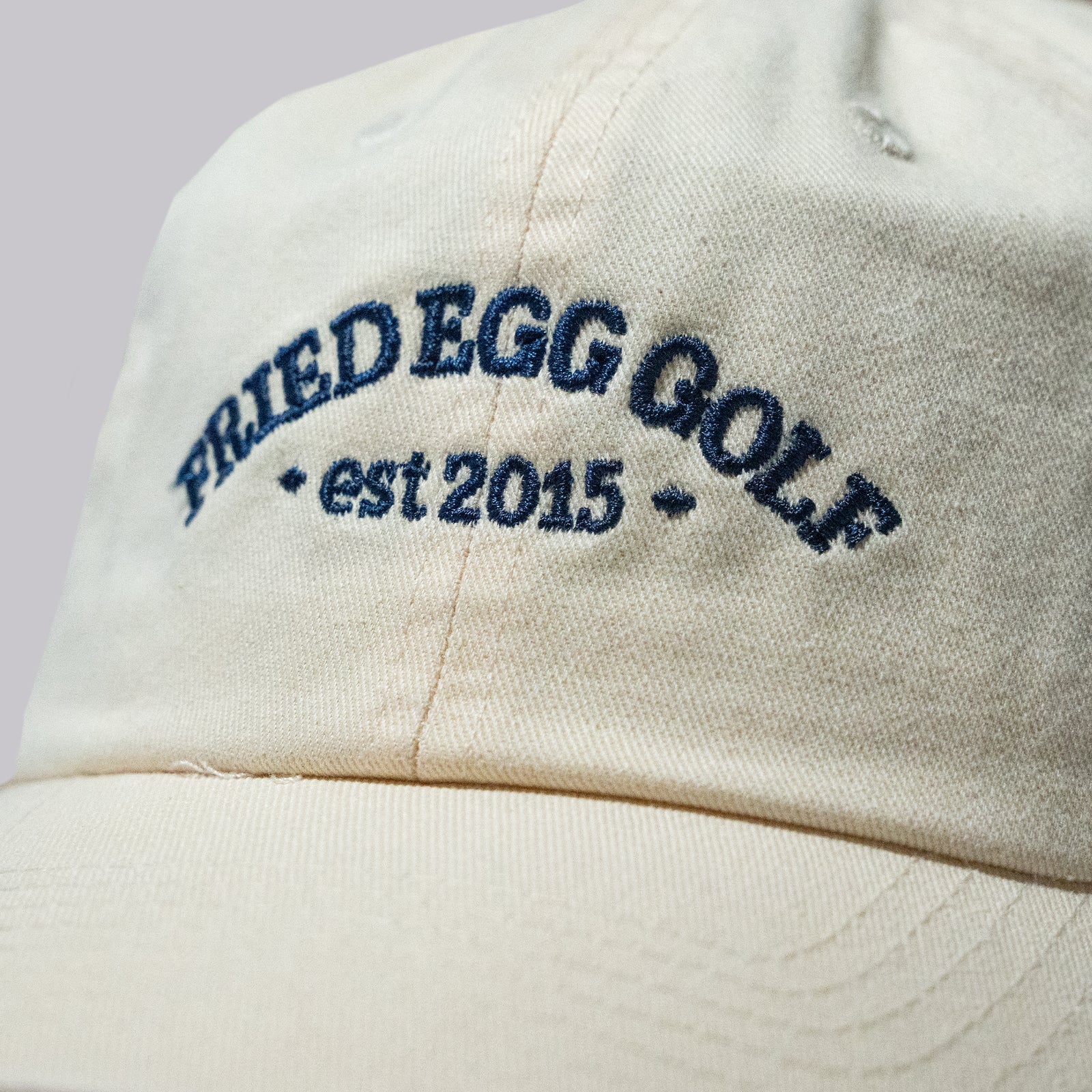 Fried Egg Golf & American Needle 10th Anniversary Dad Hat - Fence White