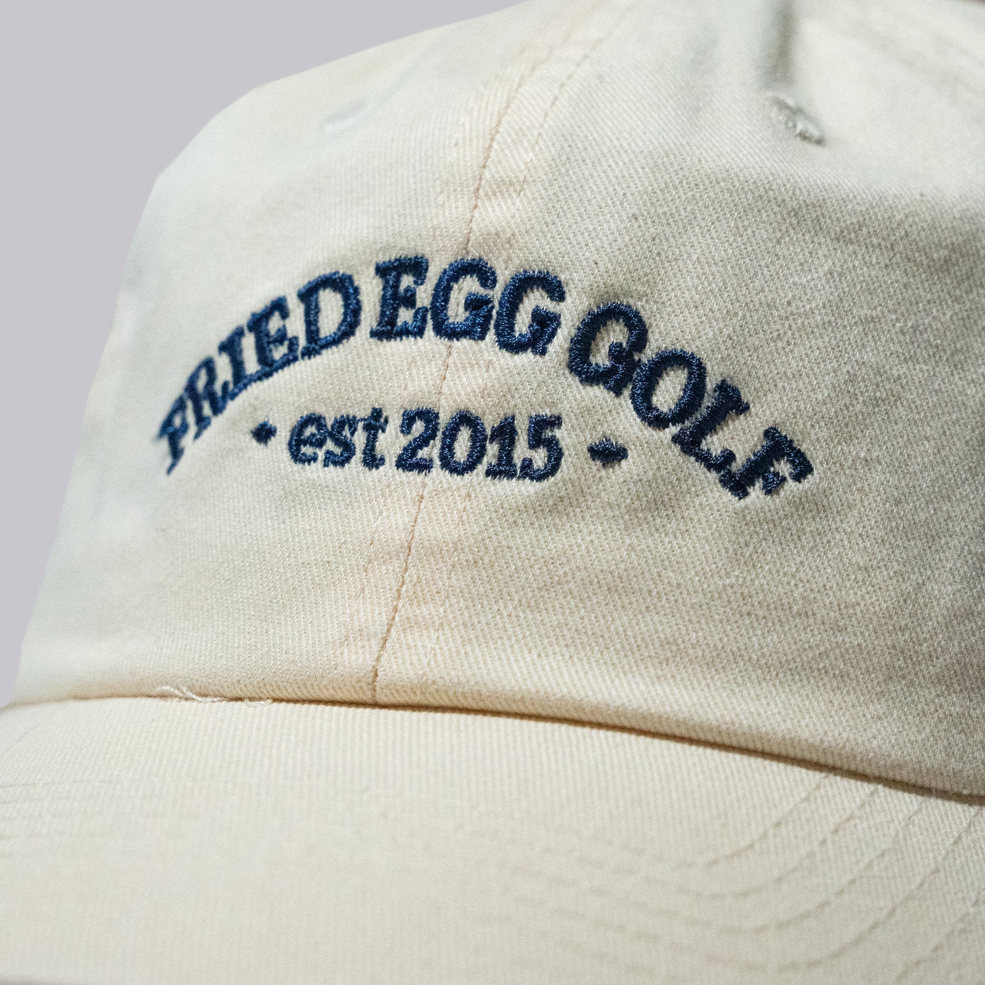 Fried Egg Golf & American Needle 10th Anniversary Dad Hat - Fence White