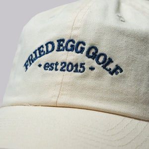 Fried Egg Golf & American Needle 10th Anniversary Dad Hat - Fence White