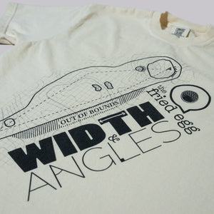 Fried Egg Golf Width & Angles T-Shirt - Ivory