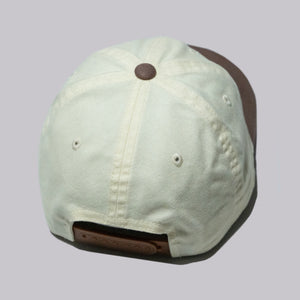 Fried Egg Golf Club & American Needle Two Tone Dad Hat - Ivory/Espresso